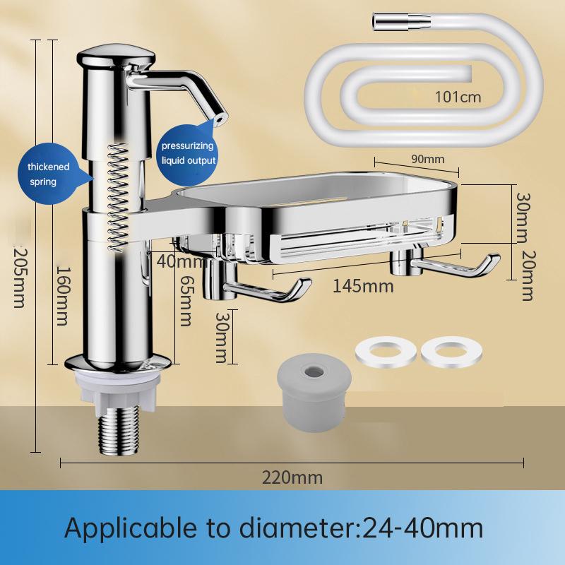 Küchenspüle Flüssigseifenspender Pumpe Flüssigseife Spülenmontage Handdruck Seifenspender