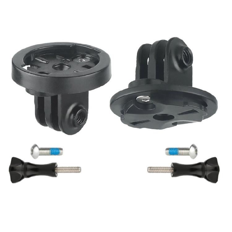 

Universals Cycling Computer Mounting Base Camera Headlight Adapters Fixing Base for Road Mountain Bikes Easy to Install