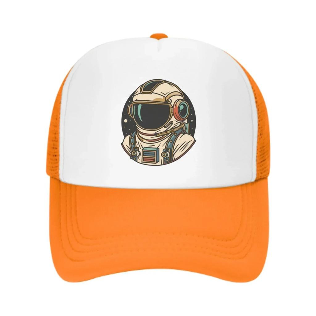 SpaceUnisex Mesh Trucker Hats for Unisex Women Adjustable Casual Fashion Baseball Caps for Outdoor Activities