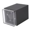 Single Watch Winder Anti Magnetic Automatic Mechanical Watch Winder Storage Box with LED Light for Men Birthday Gift