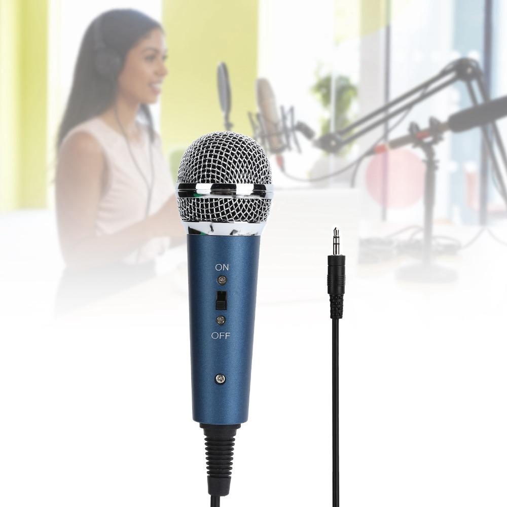 3.5mm Jack Dynamic Karaoke Microphone Plug and Play Karaoke Microphone Singing