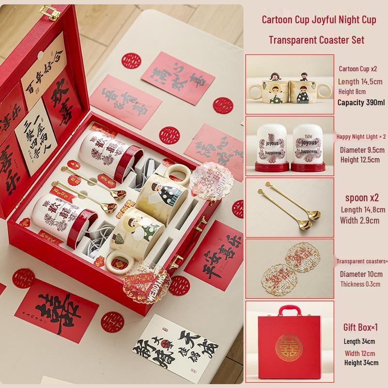 Bridal Gift Box: Practical Cup & Night Light for Best Friend or Sister