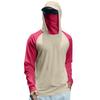 Men's Summer Color Matching Quick-drying Long-sleeved T-shirt Sun Clothing Fishing Fitness Sports Hooded Long-sleeved Top