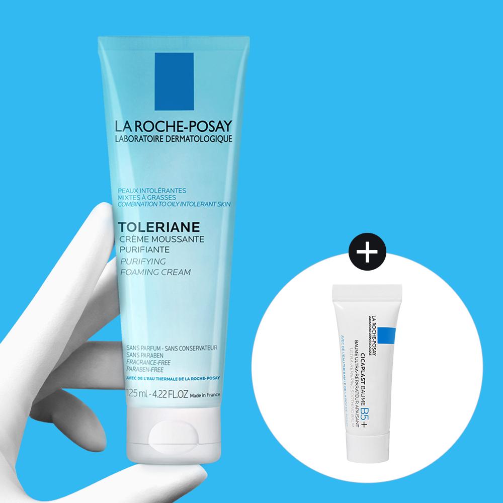 La Roche-Posay Tolerien Foaming Cleanser 125ml special (+ 3ml cica balm included)