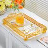 Handle Tray for Organizing Perfume On Countertop Bedroom And Events