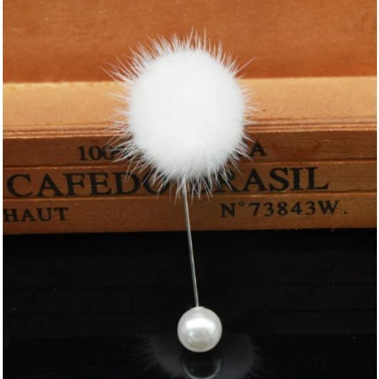 

Корейские милые броши-шармы для женщин, меховые помпоны, пирсинг, лацканные броши, жемчужные цветы, булавки для воротника, ювелирные украшения, подарок, аксессуары