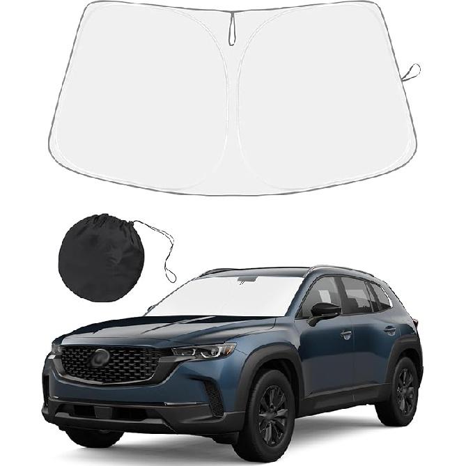 Μπροστινό σκίαστρο παρμπρίζ συμβατό με αξεσουάρ Lexus RX 2023 2024 - 210T διπλής στρώσης πτυσσόμενο μπροστινό προστατευτικό αντιηλιακής προστασίας