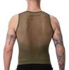 Stefano Kaki Mesh Tank Top - Barcode Berlin - Sexy T-shirt