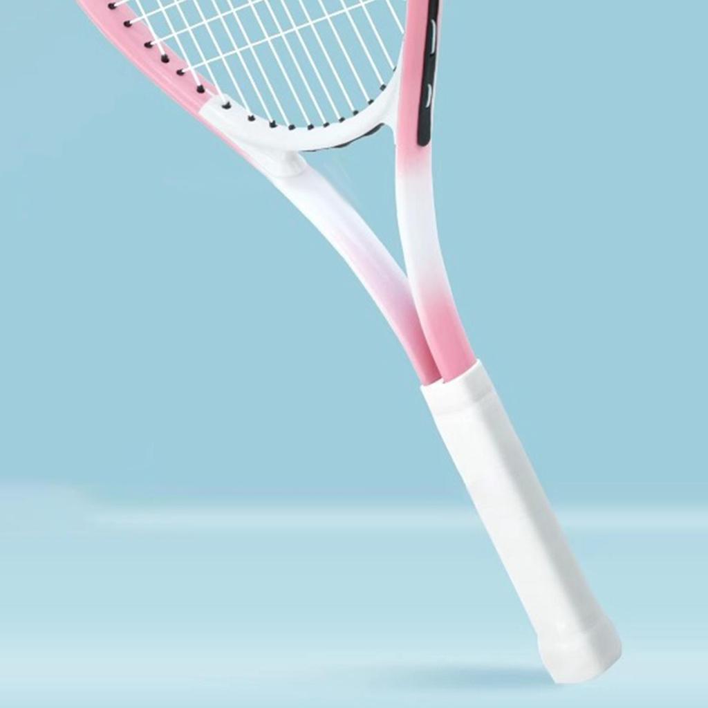 Tennis Racket Women Men Equipment Portable Practical Comfortable Grip Pink