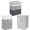 1PC Fabric Laundry Basket Simple Clothes Sundries Storage Box Foldable Bag Large Capacity Laundry Basket