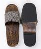 KYOETSU Geta Sandals with Japanese Burnt Paulownia Wood Men's Patterns, (7)