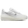 Nike  Air Force 1 PLT.AF.ORM White Metallic Silver Women Sneakers Summit-White Sail Wolf-Grey DJ9946-101