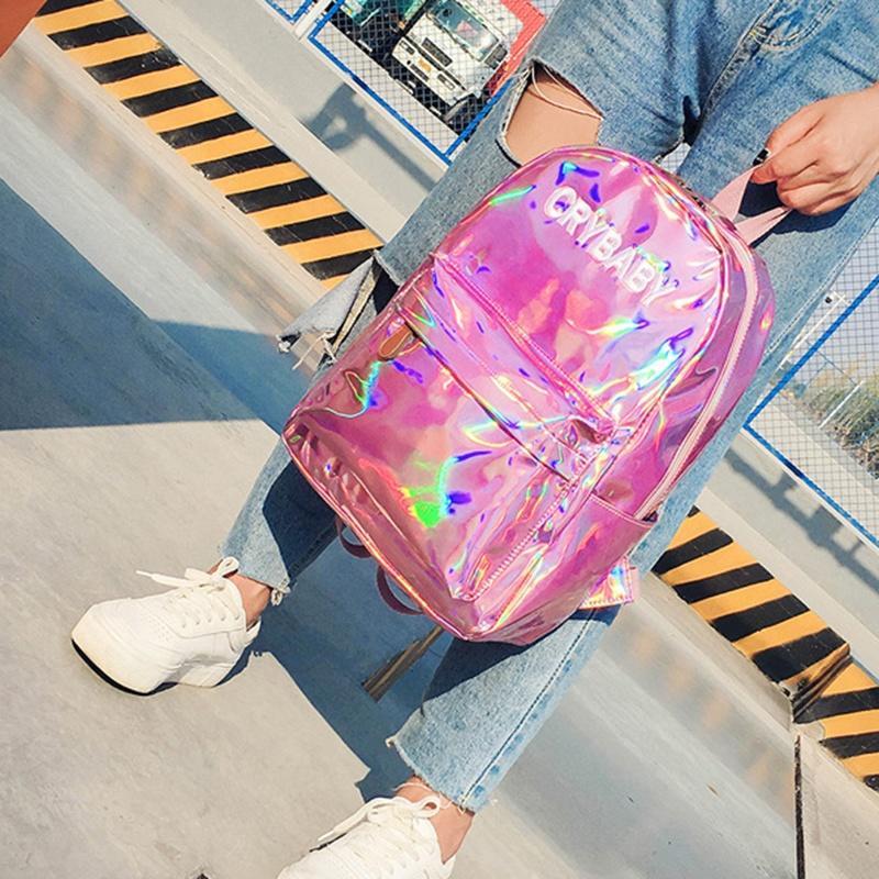 pink crybaby backpack