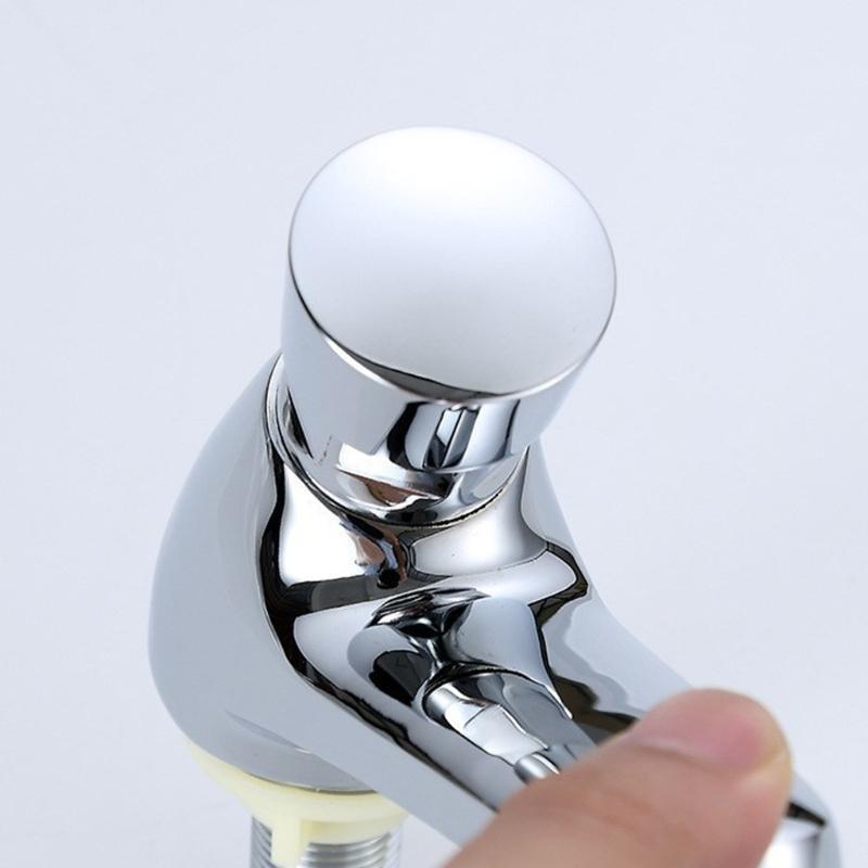 Heavy Type Alloys Basins Faucet Cold Water Only Leak Resistant Coppers Mechanism Easy Installation Bathroom Fixture