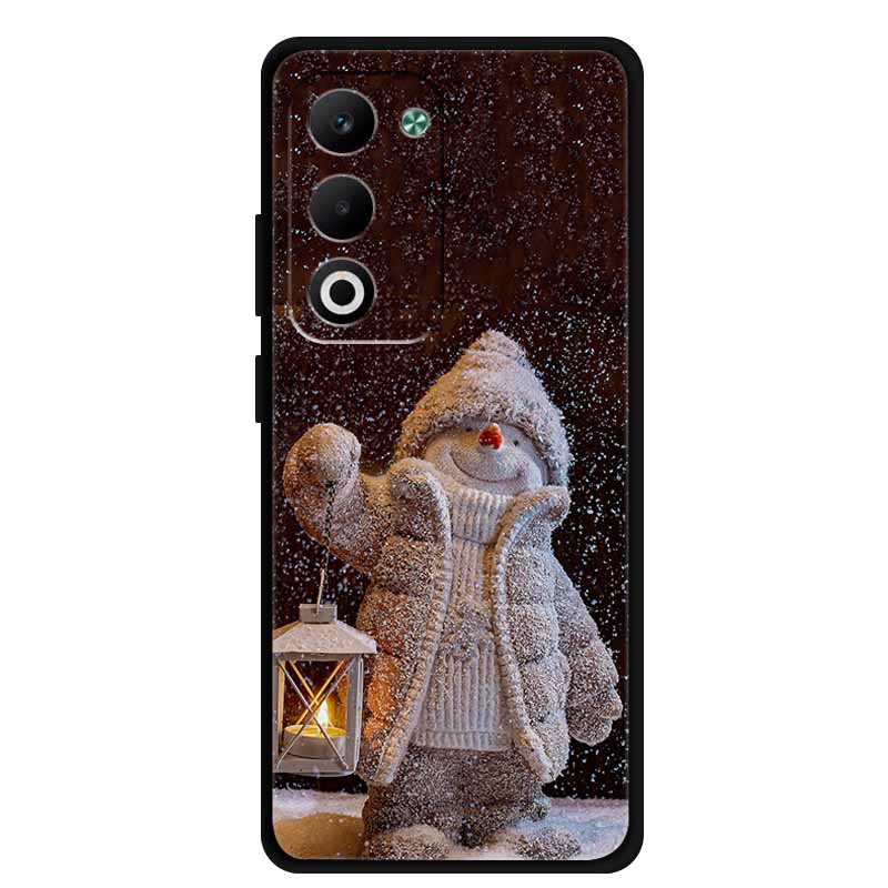 Christmas Phone Case For Oppo A5 5G CPH2735 / A5 4G CPH2727 Christmas Tree Soft Silicone TPU Back Cover Bumper For Oppo A5 Coque