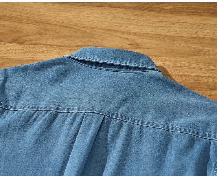 Men's Casual Denim Shirt Jacket - Loose Fit, Trendy & Versatile