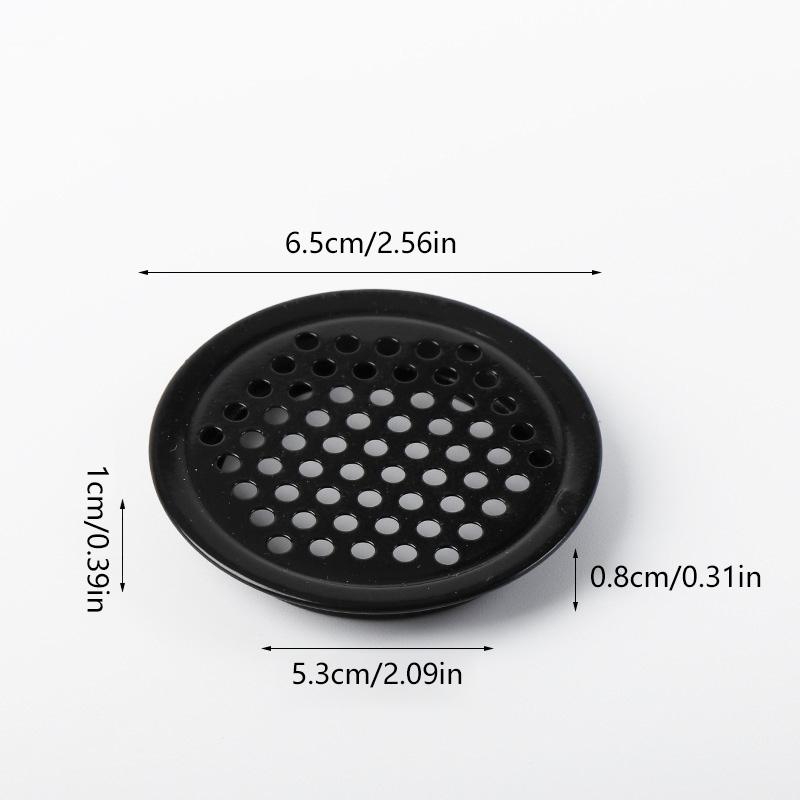 Round Mesh Hole Cover Stainless Steel Ventilation Cover For Wardrobe Cabinet Air Vent Louver Furniture Accessories Home Decor