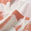 Heren Plus Size Abstracte Print 2-delige Outfit, Korte Mouw T-shirt & Cargo Short Set (5XL-12XL)