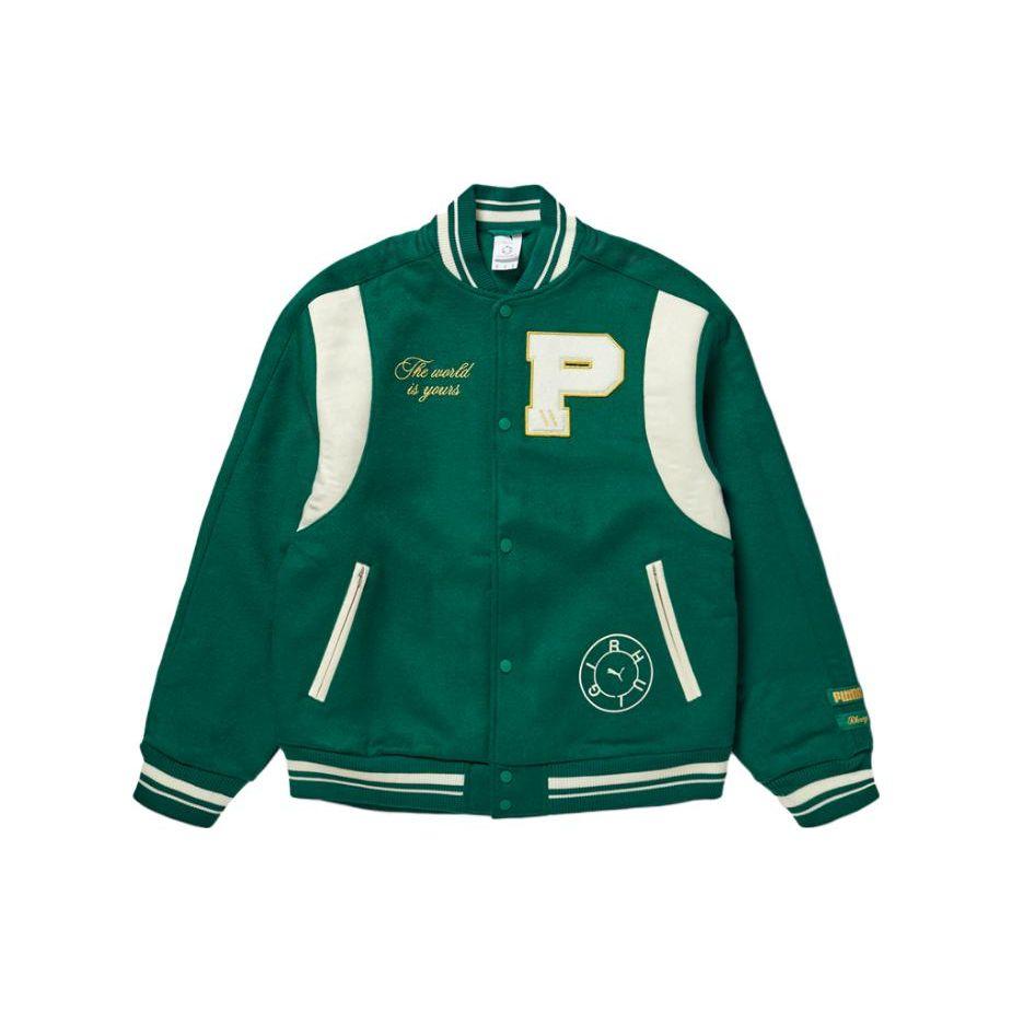 

Puma X Rhuigi Varsity Jacket Evergreen Unisex Верхняя одежда 539695-94 S