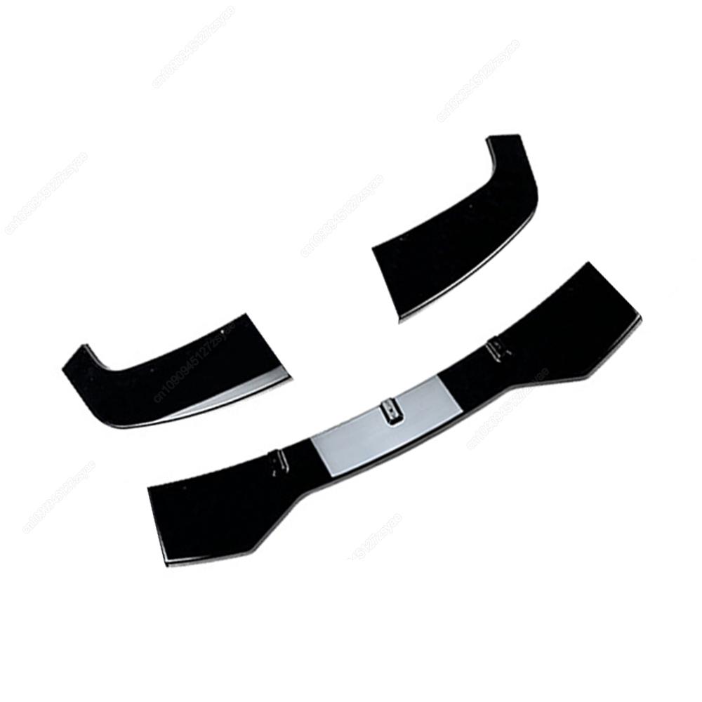 3Pcs Car Front Bumper Lip Spoiler Splitter Diffuser For BMW 3 Series F30 F31 Standard 2013-2019 Bodykits ABS Tuning Gloss Blcak