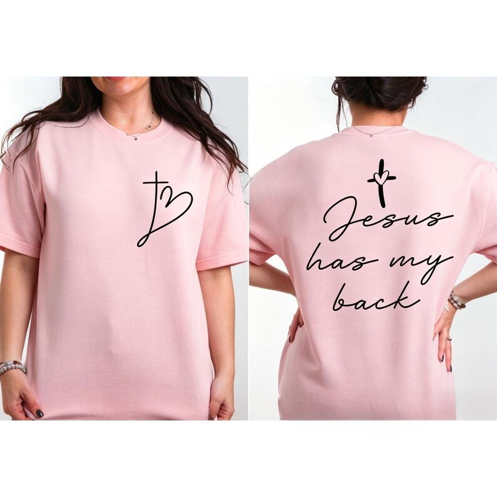 Handwritten Font Faith Cross Heart Graphic TShirt Women Summer Cotton Short Sleeve Christian Gift Casual Daily Life Outfit