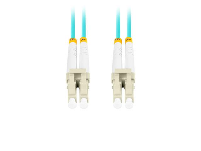 Patchcord światłowodowy Lanberg MM LC/UPC-LC/UPC DUPLEX 3.0mm OM3 50/125 LSZH 1m aqua