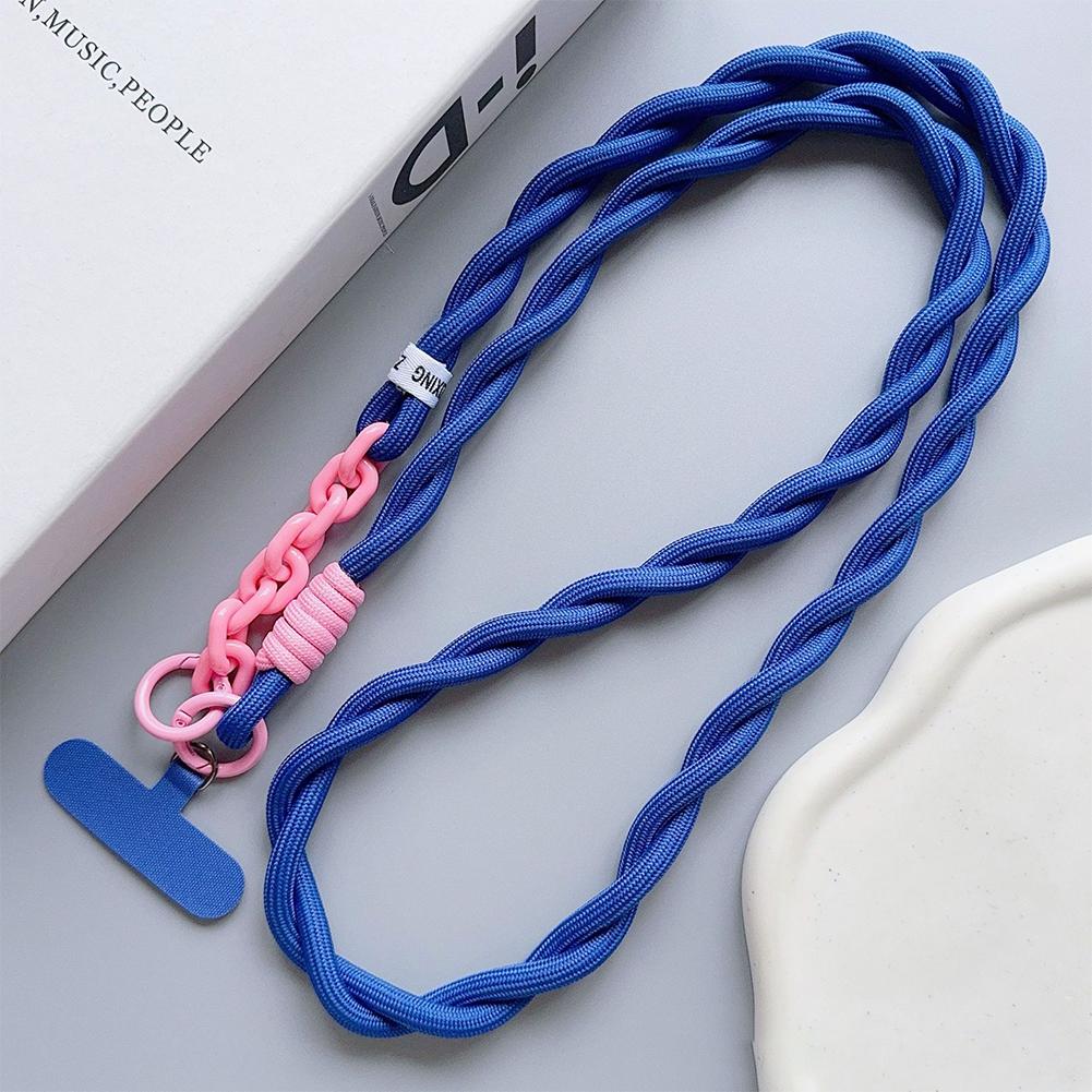 Niedliches Handy-Lanyard Durchmesser Outdoor Universalhülle Acryl Umhängeband Schulter Karten Halsband Clip Hängen Anti-Verlust Handgelenkschlaufe