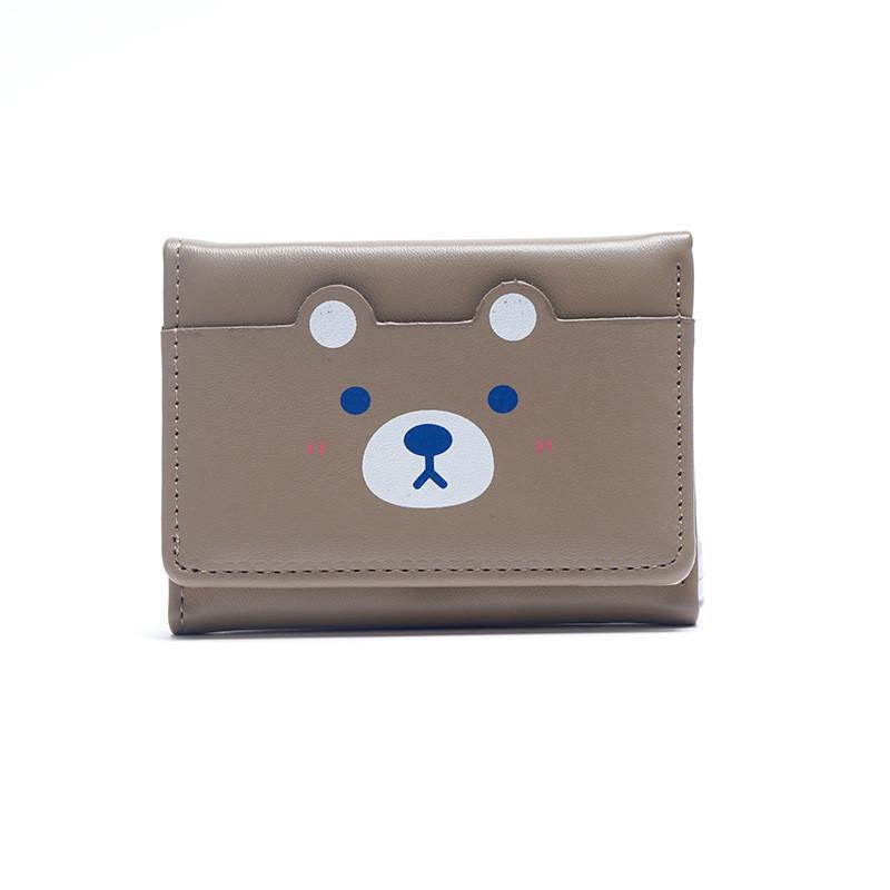 

Trendy Stitching And Patchwork Elements Women s Wallet Brown