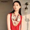 WENSLI Versailles Palace Mulberry Silk Scarf