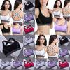 Luxurious Cross Back Padded Sports Bra For Women Seamless And Breathable Fitness Top