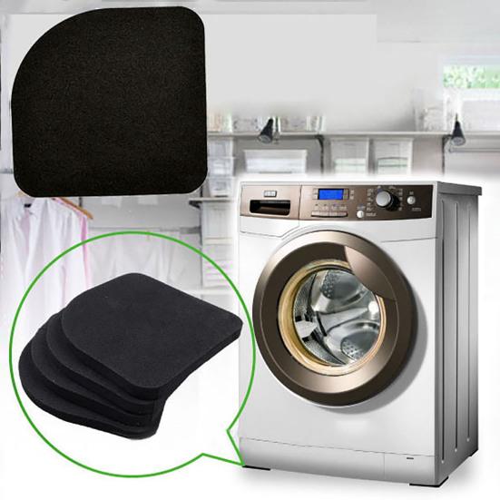 4Pcs Widely Used Washer Feet Pad Good Buffer Reduce Vibration Durable Refrigerator Anti-Vibration Pad for Home