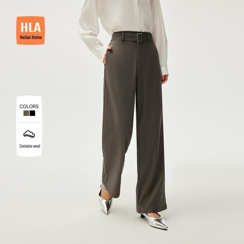 

HLA Women s Loose Fit Casual Solid Pants 2XL