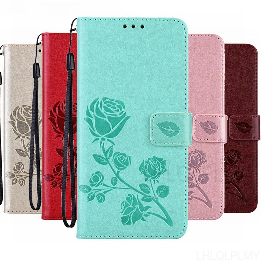 Rose Leather Wallet Flip Case For Huawei Honor 90 70 Lite X6 X7A X8A X9A X8B X9B X7B Nova Y90 Y61 11i 12i 12S 12 SE Magic6 Cover