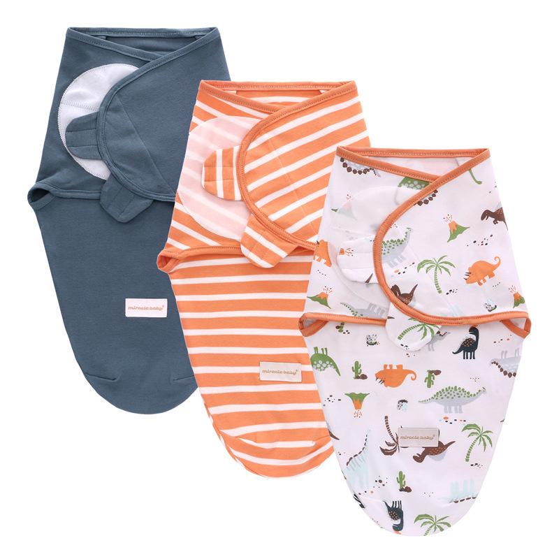 3er-Pack Wickeltücher aus 100 % Baumwolle für Babys, 0–6 Monate, Wickeltuch für Neugeborene