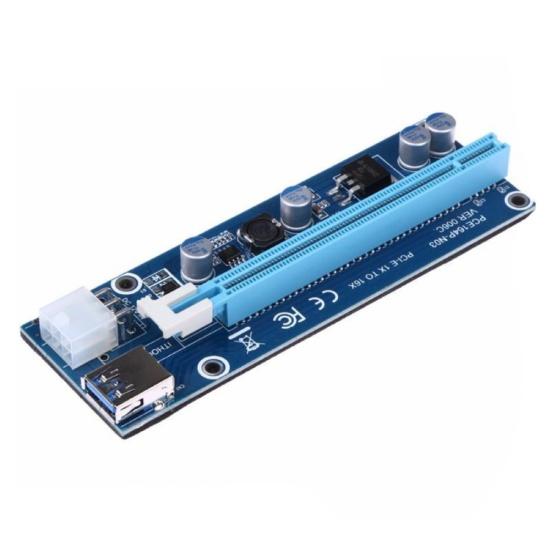 Mini PCI-E para PCI-E x16 Riser Placa Gráfica Externa + Cabo USB 60 para Laptop