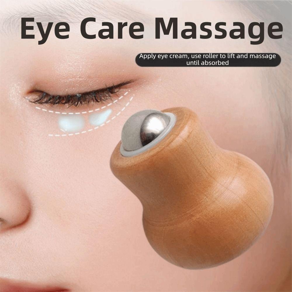 Calabash Massage Roller Ball Metal Ball Hand-Held Facial Massager Facial Massage Roller  Skin Care