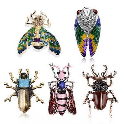 Enamel Animal Insect Bee  Brooch Pin Bouquet Pin Jewelry Gift