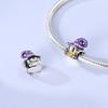 Cuentas con Colgante Original Cruz de Ángel de Plata 925 Pulsera DIY Para Mujer Joyería de Moda