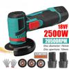 2500W Mini Brushless Angle Grinder Cordless Polishing Machine Diamond Cutter Rechargeable with Lithium Battery