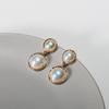 2025 Stylish Water Drop Pearl Stud Earrings with S925 Silver
