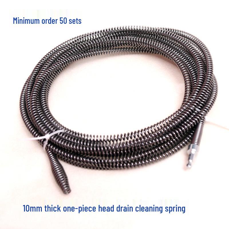 

Многофункциональный пружинный инструмент для прочистки засоров в туалетах, кухнях и ванных комнатах 5m Spring with Integrated Head