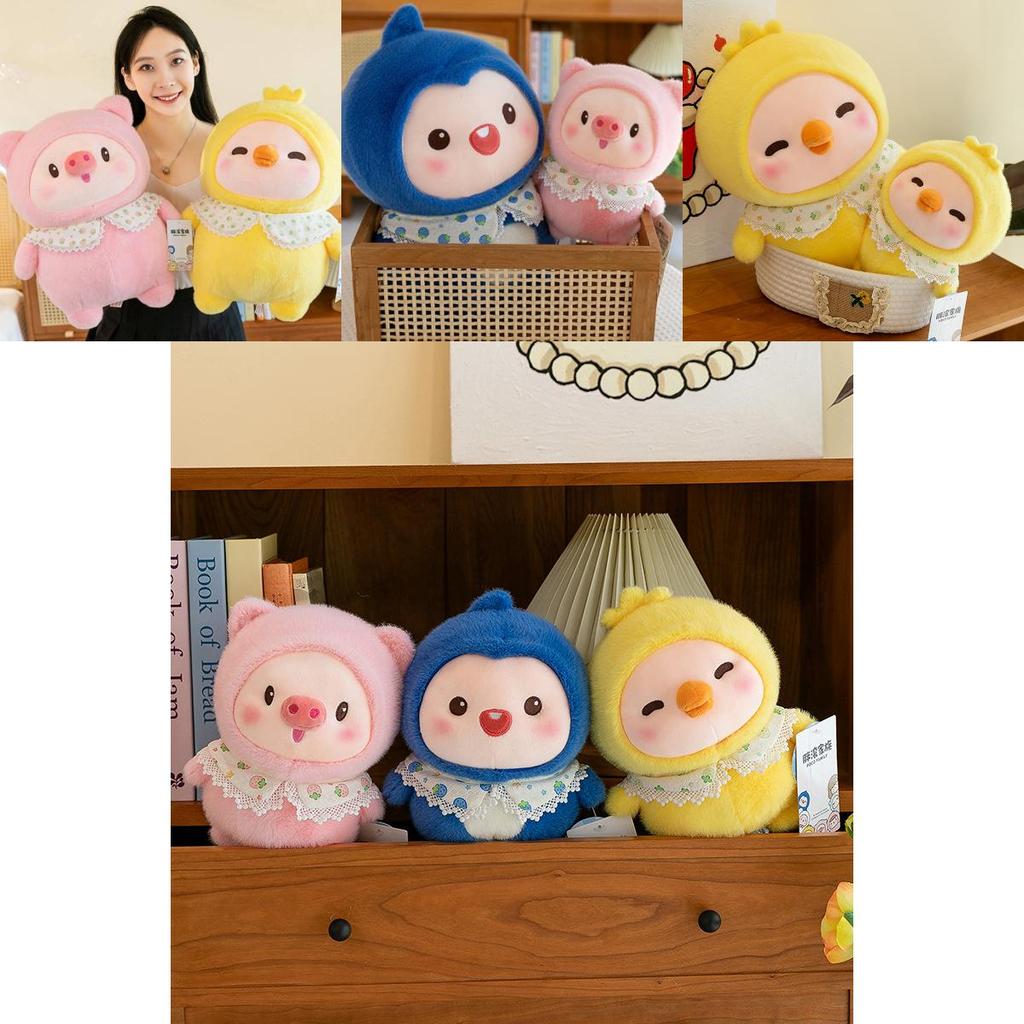 Adorable Fat Rolling Family Plush Penguin Monster Soft Toy For Claw Machine Lovers
