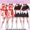 Yumeikeshi Women's Halloween Cosplay Costume Blood Nurse Maid Doctor Outfit