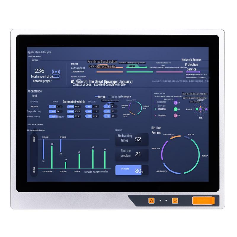 Yingtengfei 15.6" & 21.5" Industrial Touch Screen All-in-One Embedded PC Monitor