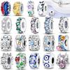 Positioning Charm Copper Spider Butterfly Square Zircon Bead Fits 3Mm Genuine Bracelet DoItYourself Jewellery Crafting
