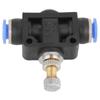 Sixrun 10pcs/set Pneumatic Flow Speed Valve, Push-in Speed Controller 6mm Pneumatic Air Flow Control Valve Connector, Pneumatic Quick Fitting
