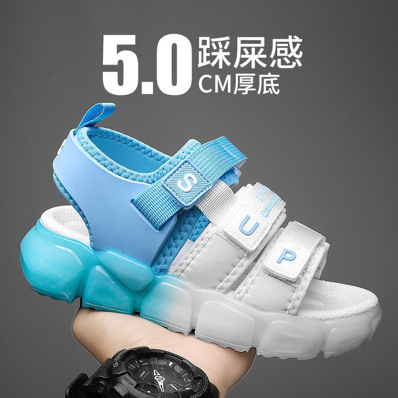 

Детские сандалии для мальчиков 2025 лето новые мальчиковые нескользящие сандалии для пляжа с мягкой подошвой для детей среднего и старшего возраста лето ученики начальной школы 31