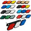 3 Colors Grille Badge Tri Colors Emblem For Toyota Tacoma Tundra 4Runner Highlande Rav4 CHR Strip Air Inlet Auto Car Accessories