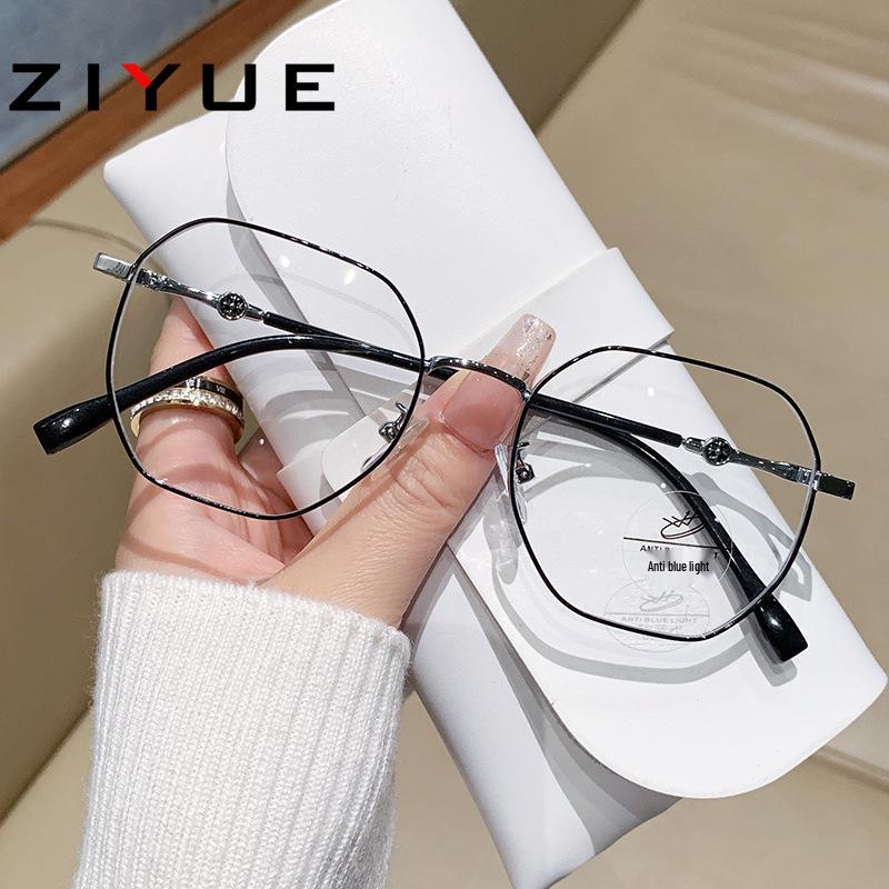 

Сверхлегкие женские очки с защитой от синего света и возможностью изготовления по рецепту - Оправа, стройнящая лицо, для крупных лиц