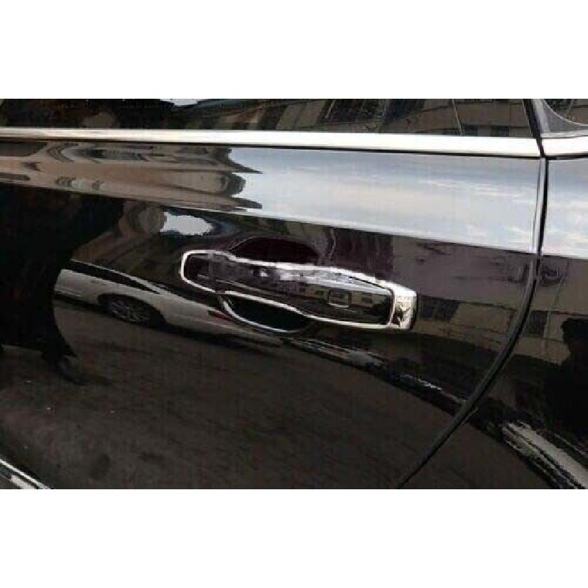 For Volvo XC90 2016-2023 ABS Chrome Outside Door Handle Cover Frame Trim Set 4x